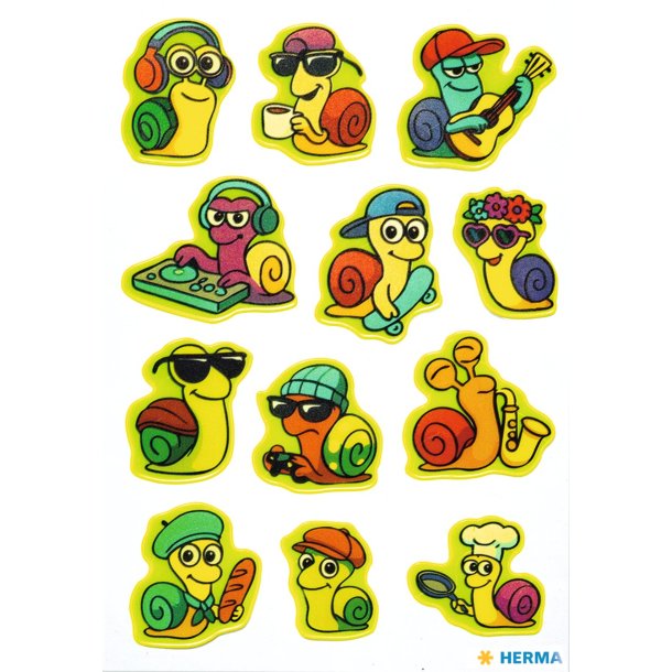 Herma stickers Magic snegle (1)