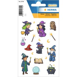Herma stickers Magic hekse og troldm�nd (1)