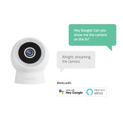 Hombli Smart Outdoor/indoor Compact Cam, White