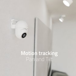 Smart Pan &amp; Tilt Cam (indoor/outdoor), White