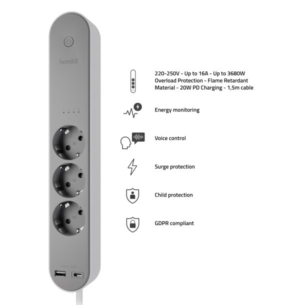 Hombli Smart Power Strip