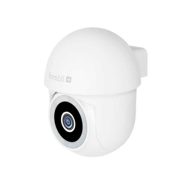 Hombli Smart Pan &amp; Tilt Cam 4K, White