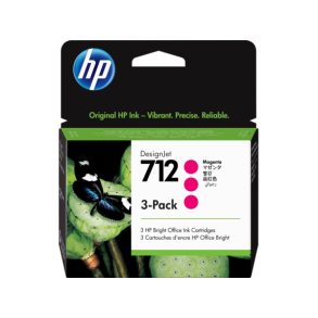 HP 712 29ml&nbsp;Magenta DesignJet Ink Cartridge (3)