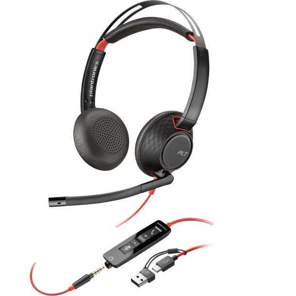 HP Poly Blackwire 5220 UC Stereo USB-C/A