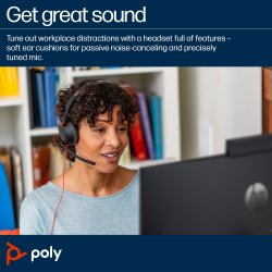 HP Poly Blackwire 5220 UC Stereo USB-C/A