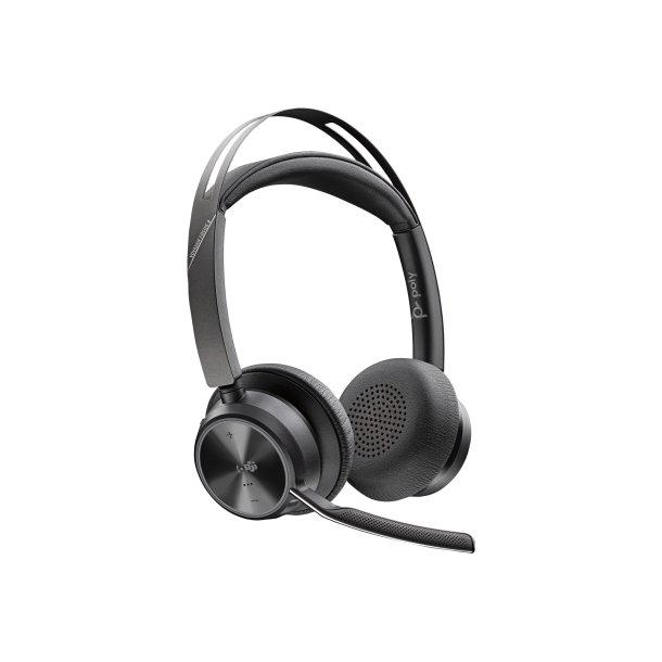 HP Poly Voyager Focus 2 MS Stereo W. Stand USB-C/A