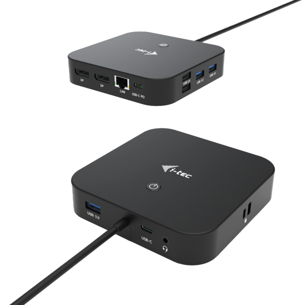 USB-C dual dock 2xDP 5xUSB-A 1xUSB-C GLAN 100W PD