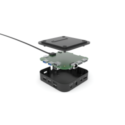 USB-C dual dock 2xDP 5xUSB-A 1xUSB-C GLAN 100W PD