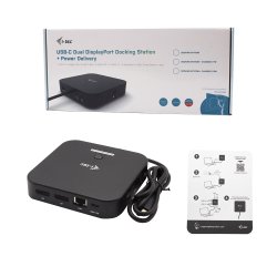 USB-C dual dock 2xDP 5xUSB-A 1xUSB-C GLAN 100W PD