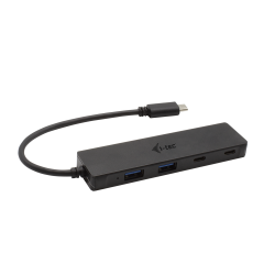 USB-C hub 2xUSB-C 2xUSB-A 3.0 metal 19cm cable passive