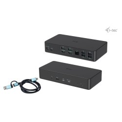 Univ dual dock 2xDP 2xHDMI 2xUSB-C 5xUSB-A GLAN 100W PD
