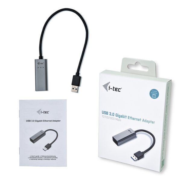 USB-A GLAN ethernet adapter metal 28cm cable