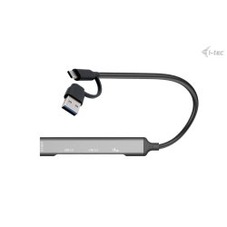 USB-A/USB-C Metal HUB 1x USB-C 3.1+3x USB 2.0