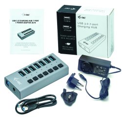 USB 3.0 Charging HUB 7 Port + PSU 36 W