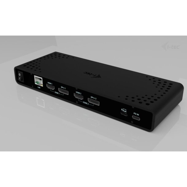 Universal Dual 4K Docking Station, PD 85W + USB-C PSU 100W