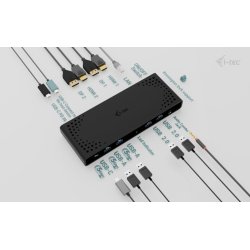 Universal Dual 4K Docking Station, PD 85W + USB-C PSU 100W