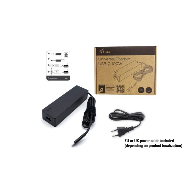 Universal USB-C charger power adapter 100W