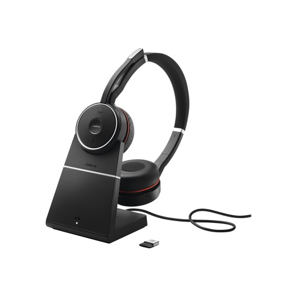 Jabra Evolve 75 SE UC Stereo, USB-A, W. Stand
