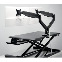 Kensington Monitor Arm Dual OneTouch Adjust.Black