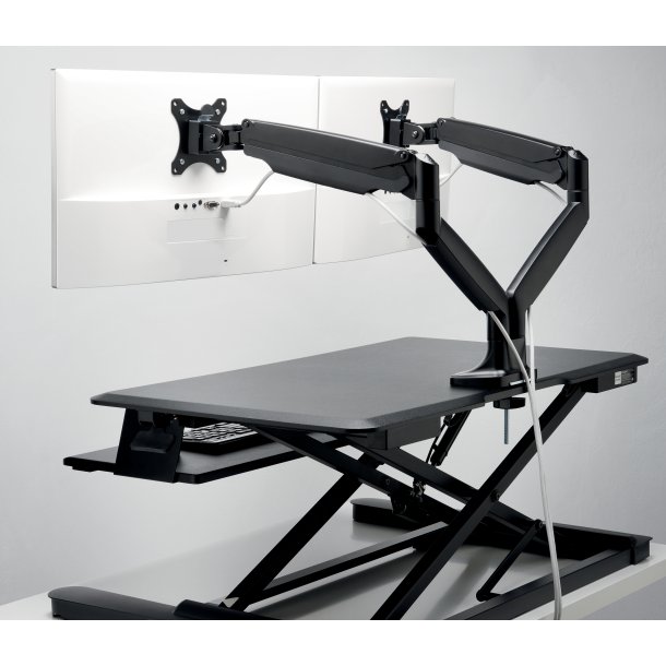 Kensington Monitor Arm Dual OneTouch Adjust.Black
