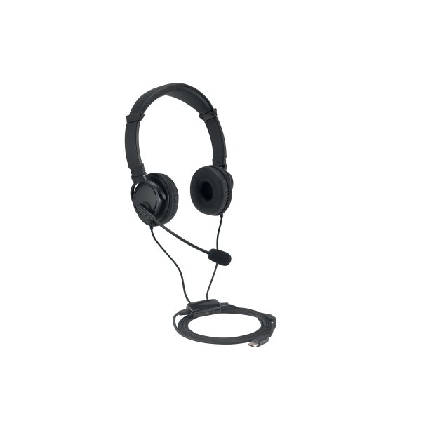 KENSINGTON Headset Classic EQ USB-C Mic Vol Ctrl