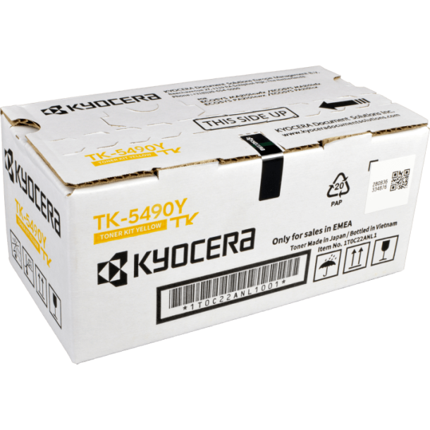 TK-5490Y Yellow Toner 2,4K