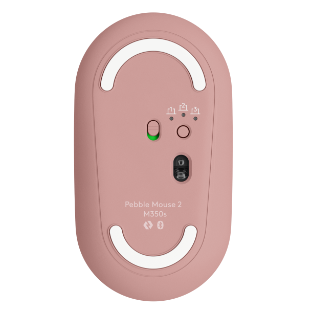 Pebble Mouse 2 M350s Wireless, Tonal Rose