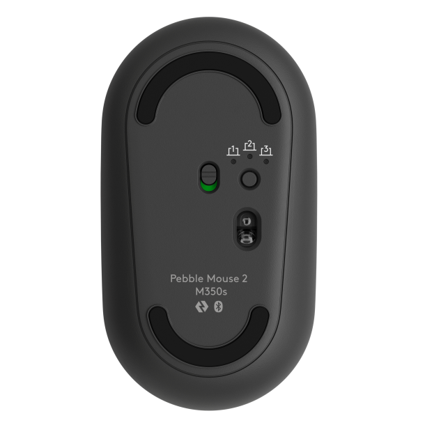 Pebble Mouse 2 M350s Wireless, Tonal Graphite