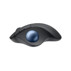 ERGO M575S Wireless Trackball, Graphite (Blue Ball)