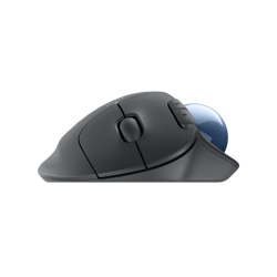 ERGO M575S Wireless Trackball, Graphite (Blue Ball)
