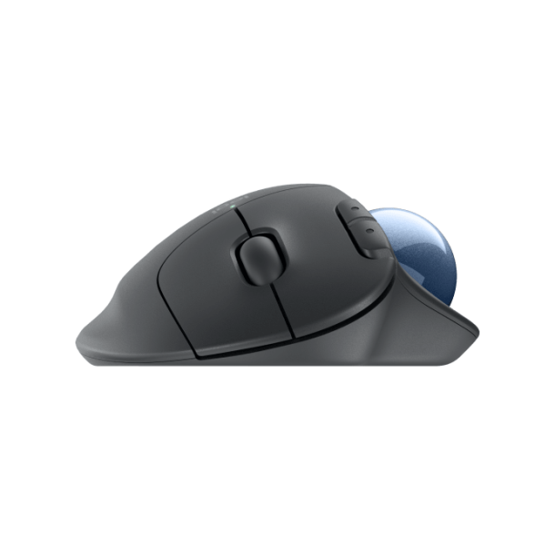 ERGO M575S Wireless Trackball, Graphite (Blue Ball)