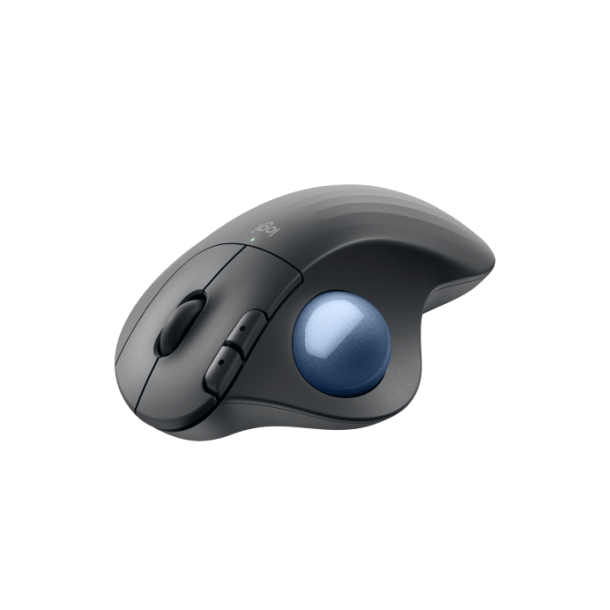 ERGO M575S Wireless Trackball, Graphite (Blue Ball)