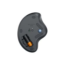 ERGO M575S Wireless Trackball, Graphite (Blue Ball)