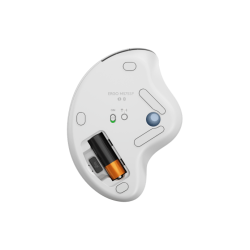 ERGO M575S Wireless Trackball, Offwhite (Blue Ball)