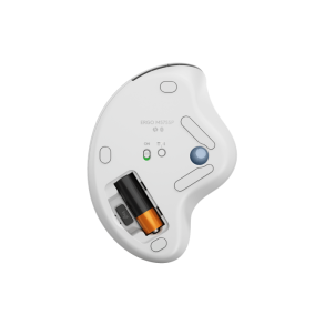 ERGO M575S Wireless Trackball, Offwhite (Blue Ball)