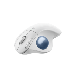 ERGO M575S Wireless Trackball, Offwhite (Blue Ball)