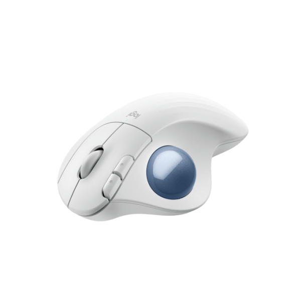 ERGO M575S Wireless Trackball, Offwhite (Blue Ball)