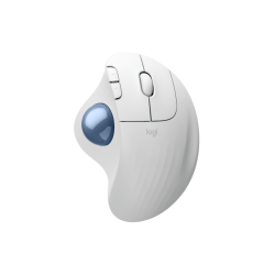 ERGO M575S Wireless Trackball, Offwhite (Blue Ball)
