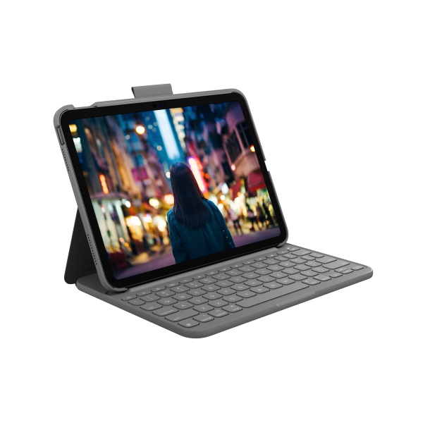 Slim Folio for iPad 10.9'' (10th gen), Oxford Grey (Nordic)
