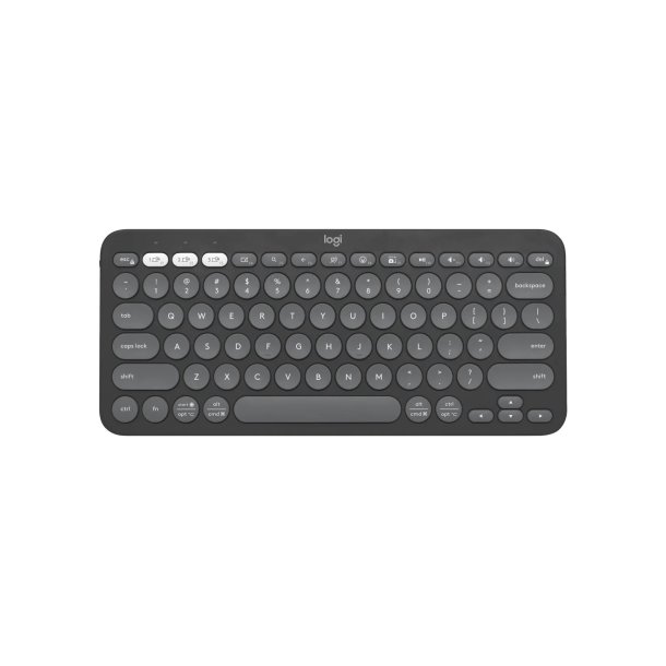 Pebble Keys 2 K380s Wireless Keyb, Tonal Graphite (Nordic)