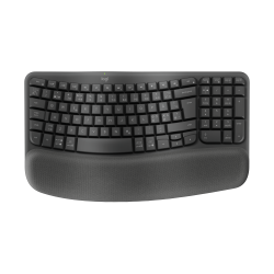 Wave Keys wireless ergonomic keyboard, Graphite (Nordic)