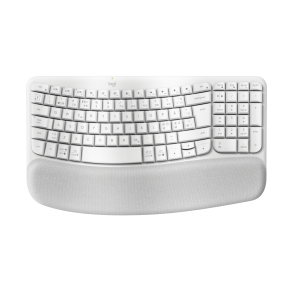 Wave Keys wireless ergonomic keyboard, Off-white (Nordic)