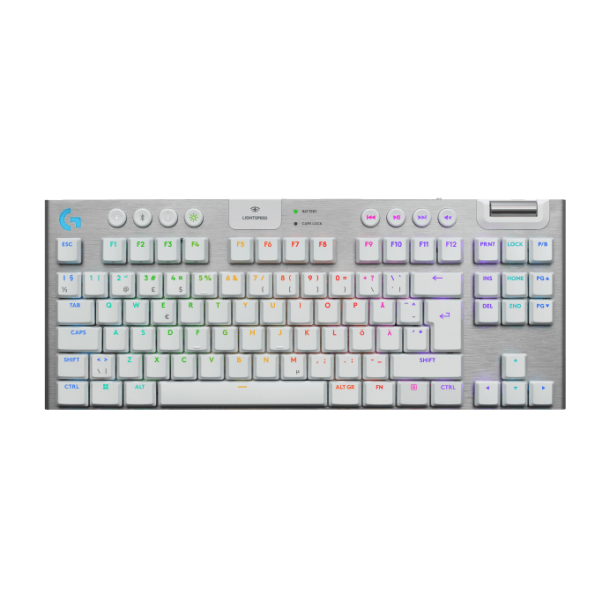 G915 X LIGHTSPEED TKL WirelessGaming KB Tactile White Nordic