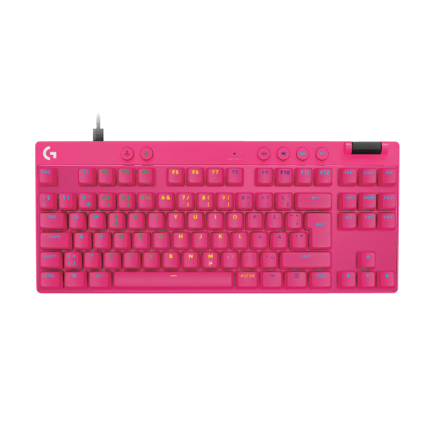 PRO X TKL RAPID Wired Gaming Keyboard Linear, Magenta Nordic