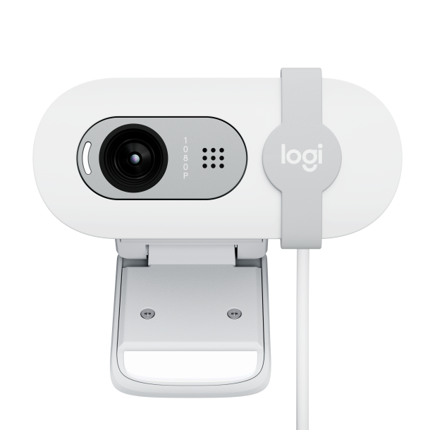 Brio 100 Full HD Webcam, Off-white