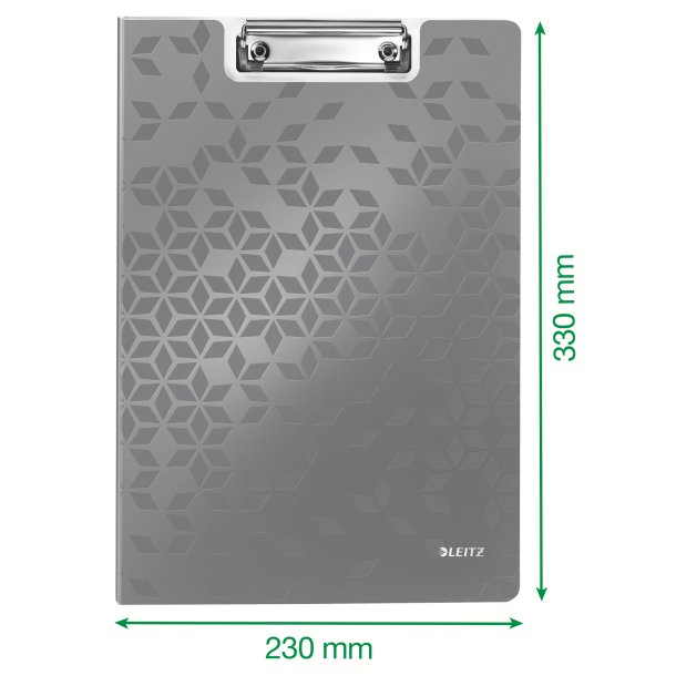 Clipboard WOW med forside A4 r�d