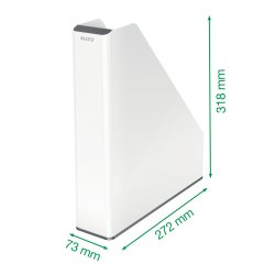 Tidsskriftsamler WOW Dual hvid/rd