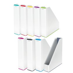 Tidsskriftsamler WOW Dual hvid/rd