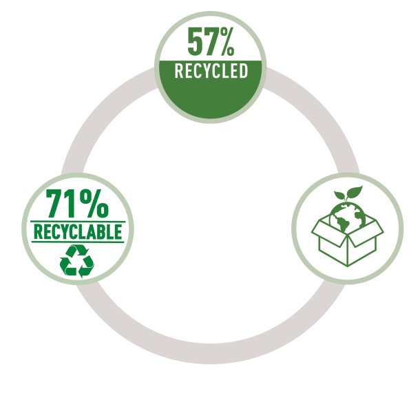 Opbevaringsboks i stof L gr� (2)