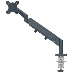 Monitor Arm Ergo Space Saving Single, Dark Grey